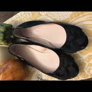 Black patented leather by Ruby & Bloom